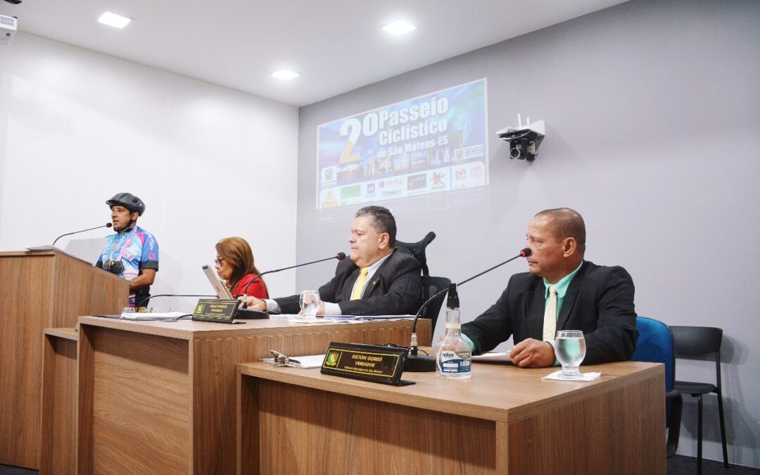 NOTÍCIA: Liga agradece apoio do Legislativo para passeio ciclístico interestadual