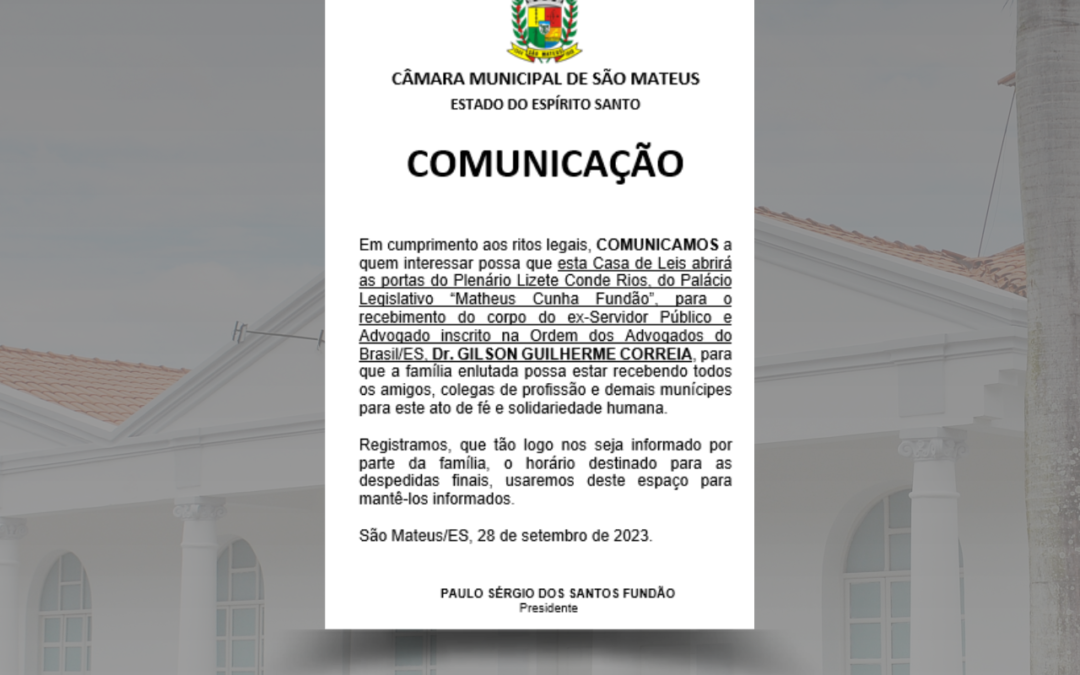 Imagem da notícia: COMUNICAÇÃO